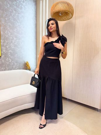 Conjunto Jade Preto - 5096 - Rebeca Azevedo