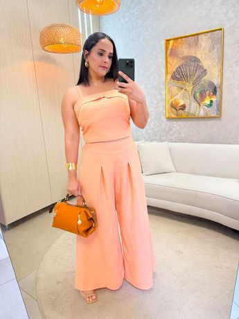 Conjunto Karina Laranja - 6026 - Rebeca Azevedo