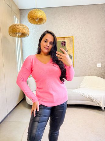 Tricot VV Pink Neon - 3140 - Rebeca Azevedo