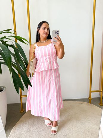 Conjunto Listra Paloma Rosa - 8218 - Rebeca Azevedo