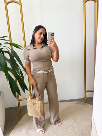 Conjunto Moletinho Brida Capuccino - 8224 - Rebeca Azevedo