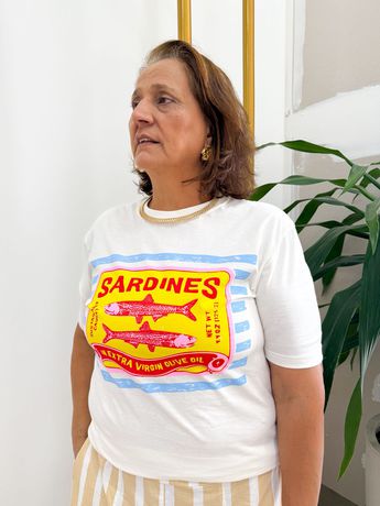T shirt Sardines - 8239 - Rebeca Azevedo