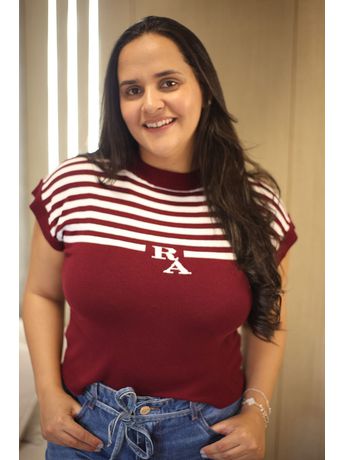 Blusa Tricot Rebeca Azevedo Marsala - 2816 - Rebeca Azevedo
