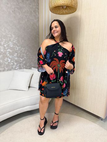 Kimono Nicoli Estampado Plus - 2829 - Rebeca Azevedo