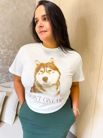 T shirt Lobo - 2849 - Rebeca Azevedo