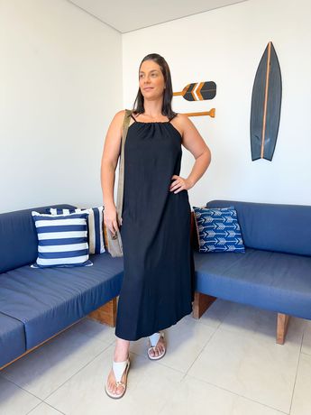 Vestido Maldivas Preto - 2637 - Rebeca Azevedo