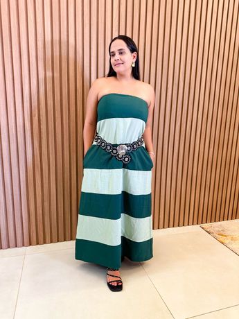Vestido Bela Verde - 2743 - Rebeca Azevedo