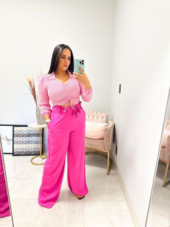 Calça Zara Pink - 765 - Rebeca Azevedo