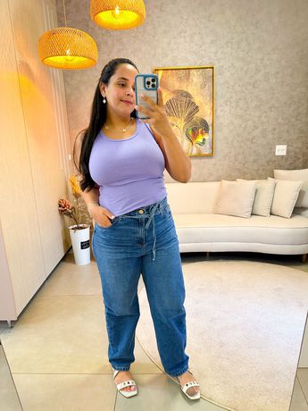 CALÇA JEANS JANINE - 2722 - Rebeca Azevedo