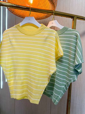 Combo Tricot Amarelo e Verde - 3391 - Rebeca Azevedo