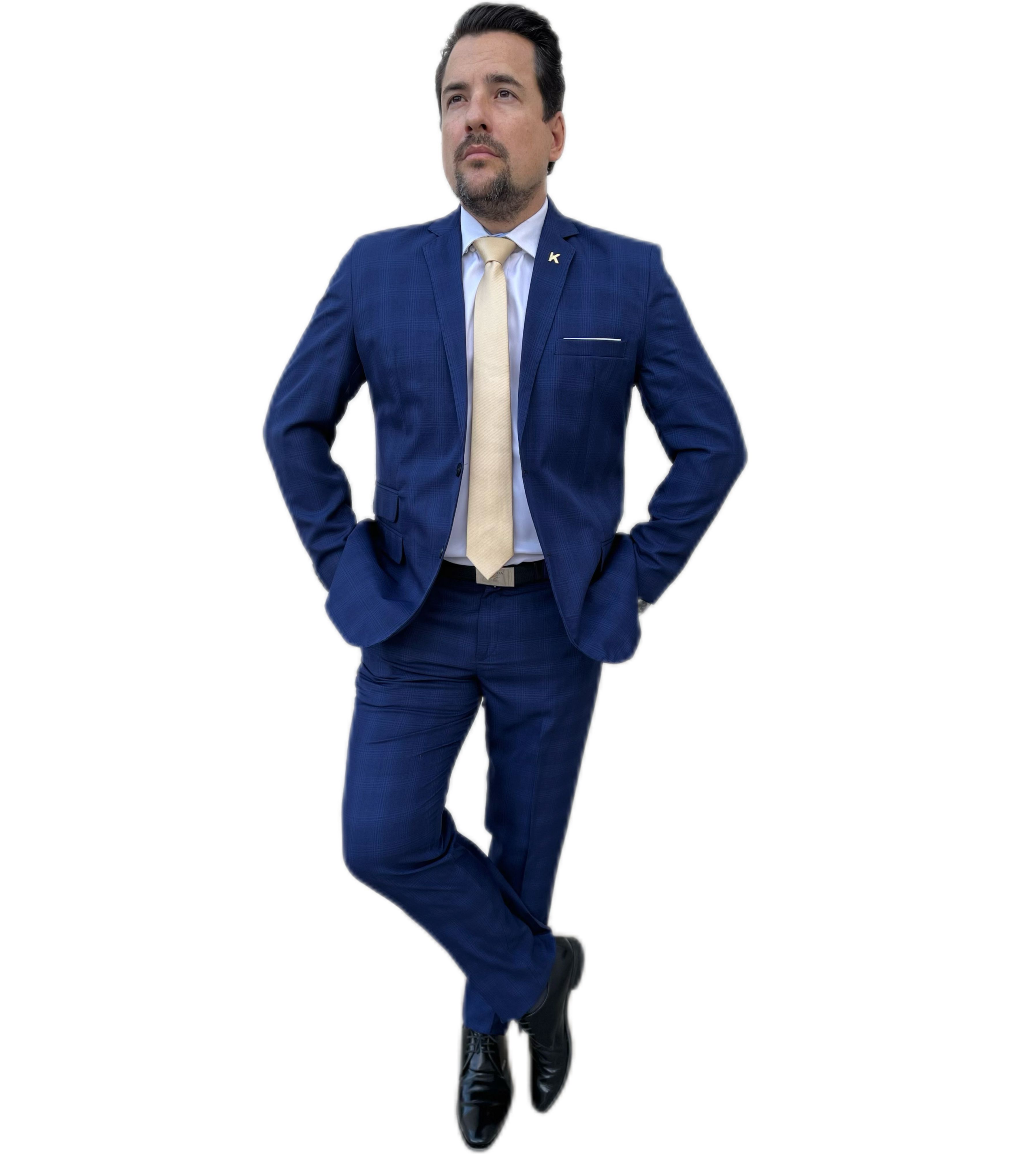 Coleção Linha Premium Principe de Gales AZUL DENIM