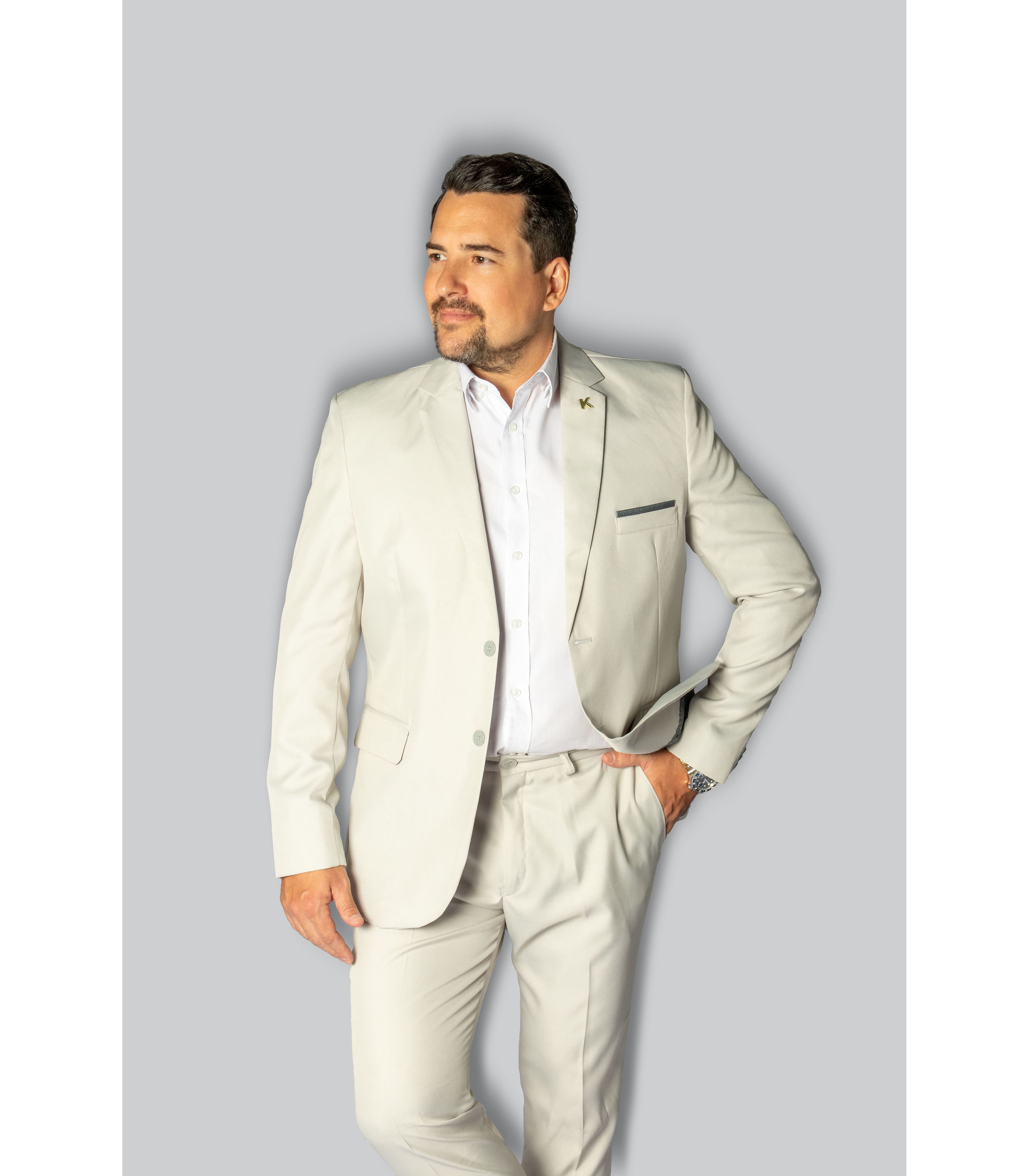 Costume Gelo Slim em Gabardine - King Ternos - King Ternos