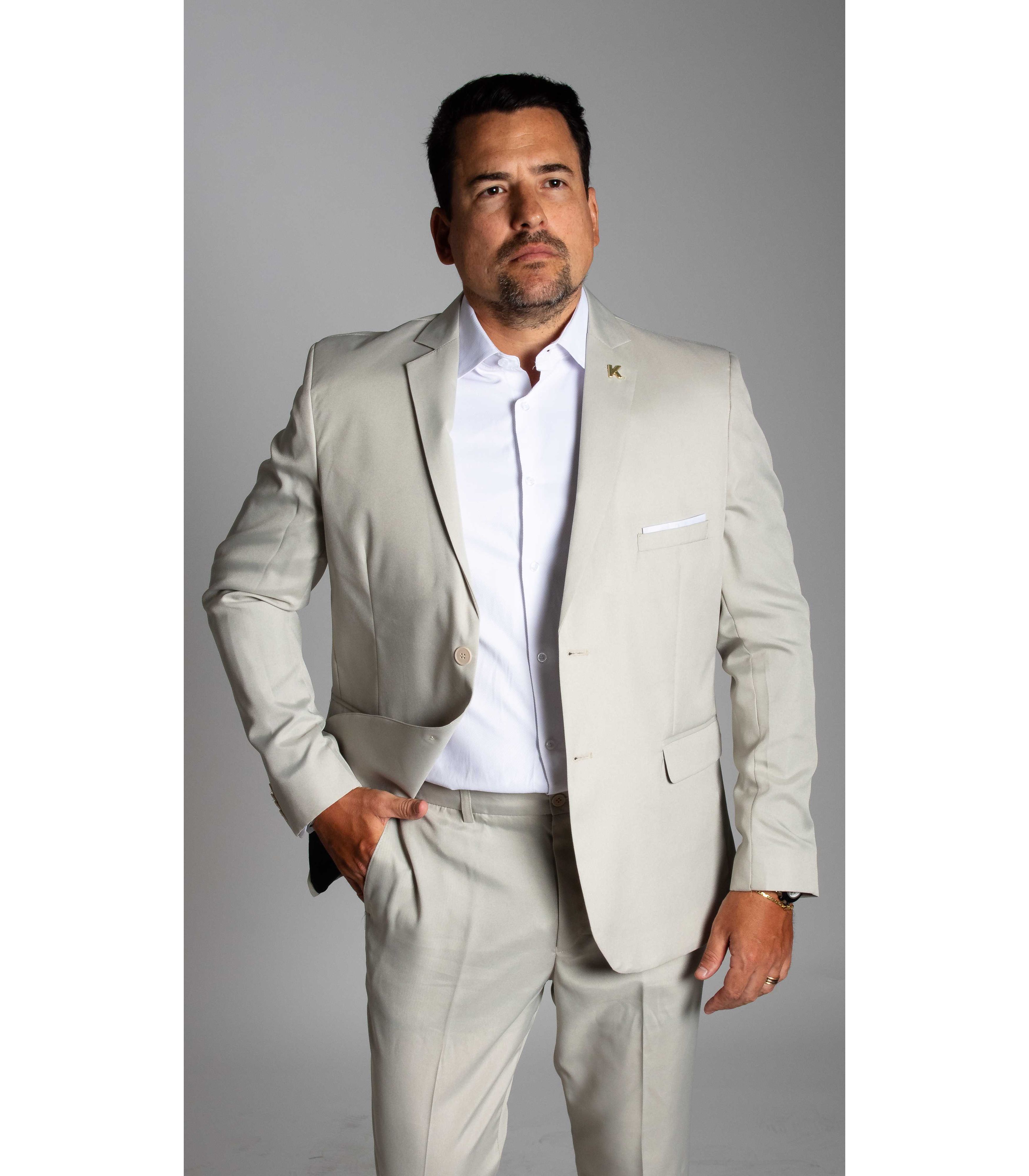Costume Poliester AREIA - King Ternos