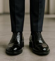 SAPATO MARINER MILITAR PRETO ENVERNIZADO ALTO BRILHO