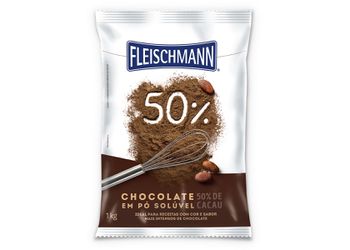 CHOC EM PO SOLUVEL 50% 1KG FLEISCHMANN - Confespan