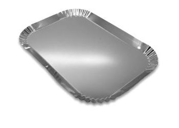 BANDEJA CANTO CRESPO 29,2X19,2X1,9 INOX - Confespan