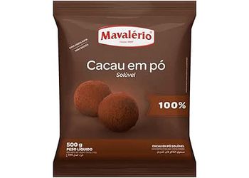 CACAU EM PO 100% ALC. 500GR MAVALERIO - Confespan