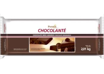 CHOCOLANTE MEIO AMARGO BARRA 2,01 KG PURATOS - Confespan
