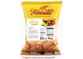 BOLO MILHO CREMOSO 5KG FARINELLI - Confespan