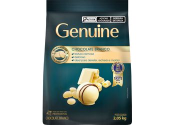 CHOC NOBRE BRANCO MOEDAS 2.05KG GENUINE CARGILL - Confespan
