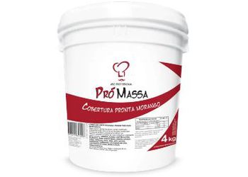 PRO MASSA COBERTURA MORANGO BD 4 KG - Confespan