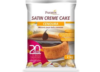 SATIN CREME CAKE CENOURA 2 KG - Confespan
