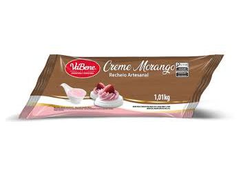 RECHEIO ARTESANAL CREME MORANGO 1,01 KG VABENE - Confespan