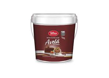 RECHEIO CHOCOLATE AO LEITE C/ AVELA 4 KG VABENE - Confespan