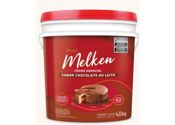 GANACHE LEITE MELKEN 4KG - Confespan