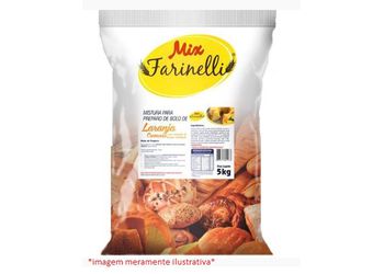 BOLO LARANJA CREMOSO 5KG FARINELLI - Confespan