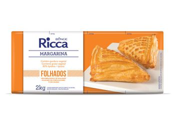 MARG FOLHADA BLOCO 2 KG RICCA - Confespan