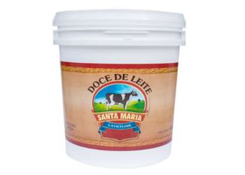 DOCE DE LEITE PURO BALDE 4,6 KG SANTA MARIA - Confespan