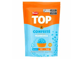 TOP CONFEITE SABOR FRAMBOESA 400G HARALD - Confespan