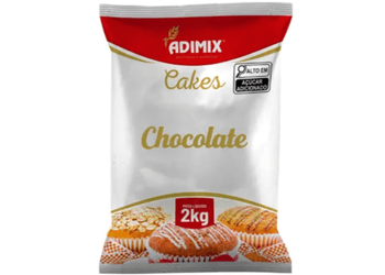 Cake choc 2kg mistura preparada Adimix - Confespan