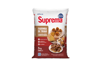 FARINHA DE TRIGO CONFEITARIA SUPREMA 5KG BUNGE - Confespan