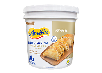 MARGARINA 50% AMELIA 14 KG COM SAL - Confespan