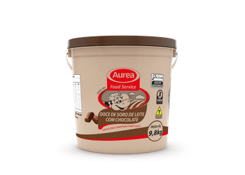 DOCE DE SORO DE LEITE CHOCOLATE AUREA 9,8KG - Confespan