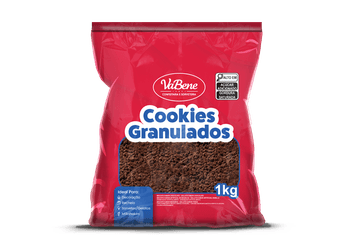 COOKIES GRANULADO SABOR CHOCOLATE 1KG VABENE - Confespan