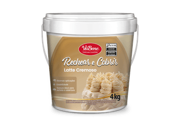 RECHEAR E COBRIR SABOR LATTE CREMOSO 4KG - Confespan