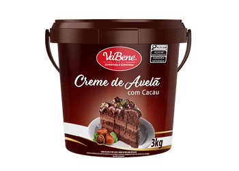 CREME DE AVELA C/ CACAU 3KG VABENE - Confespan