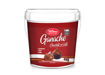 GANACHE SABOR CHOCOLATE AO LEITE 4KG VABENE - Confespan