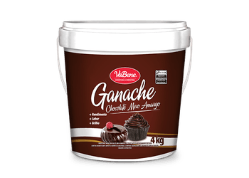 GANACHE SABOR CHOCOLATE MEIO AMARGO 4KG VABENE - Confespan