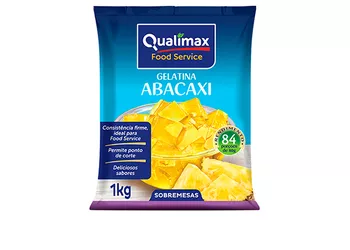 GELATINA ABACAXI QUALIMAX 1KG - Confespan
