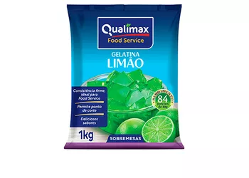  GELATINA DE LIMAO QUALIMAX 1KG - Confespan