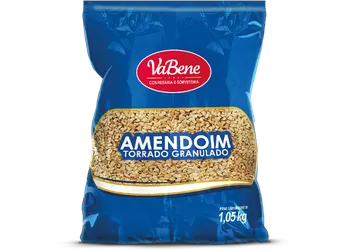 AMENDOIM TORRADO GRANULADO 1,05 KG VABENE - Confespan