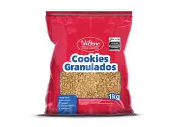 COOKIES GRANULADO SABOR BAUNILHA 1KG VABENE - Confespan