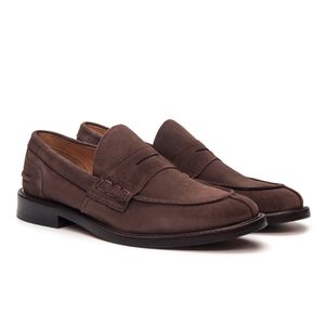 Sapato Loafer Masculino Ancona Camurça Terra