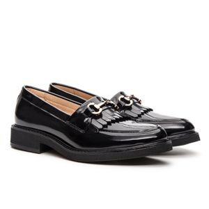 Mocassim Feminino Ginevra Couro Preto