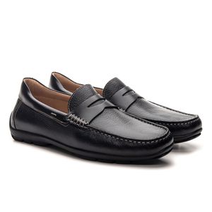 Mocassim Masculino Drive Loreto Floater Preto