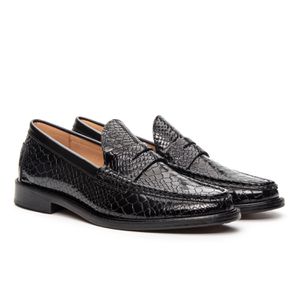 Mocassim Feminino Ornella Couro Verniz Preto